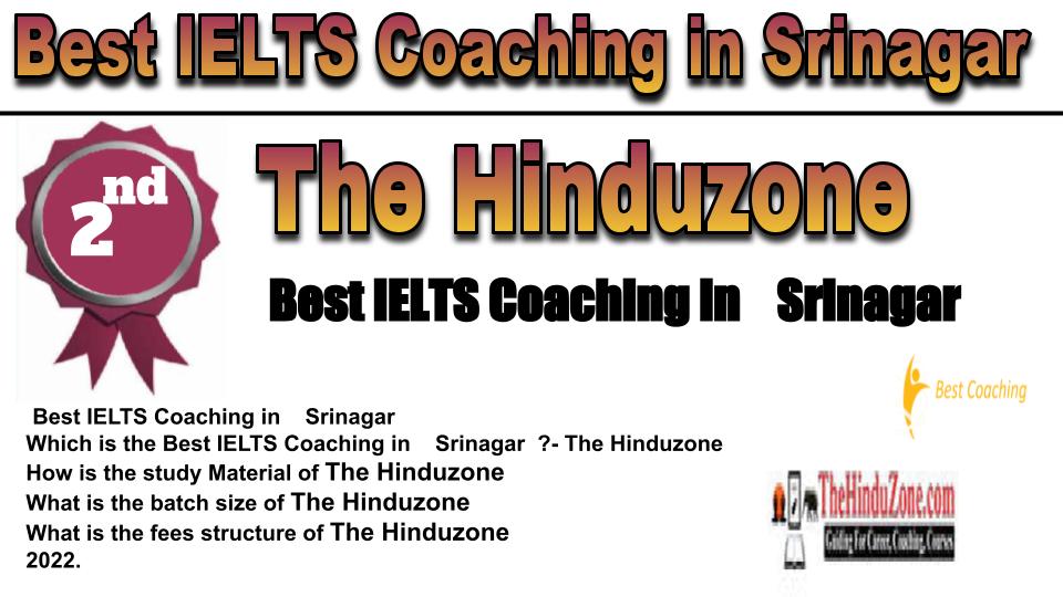 RANK 2 Best IELTS Coaching in Srinagar