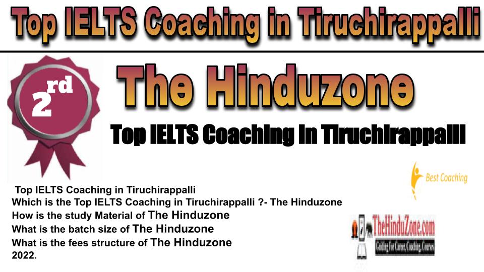 RANK 2 Top IELTS Coaching in Tiruchirappalli