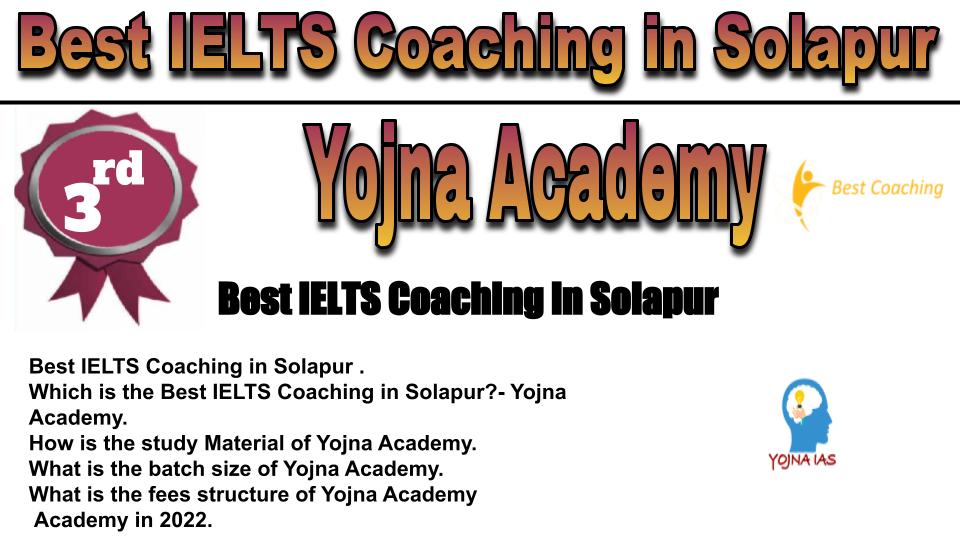 RANK 3 Best IELTS Coaching in Solapur