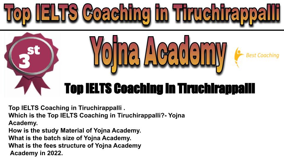 RANK 3 Top IELTS Coaching in Tiruchirappalli