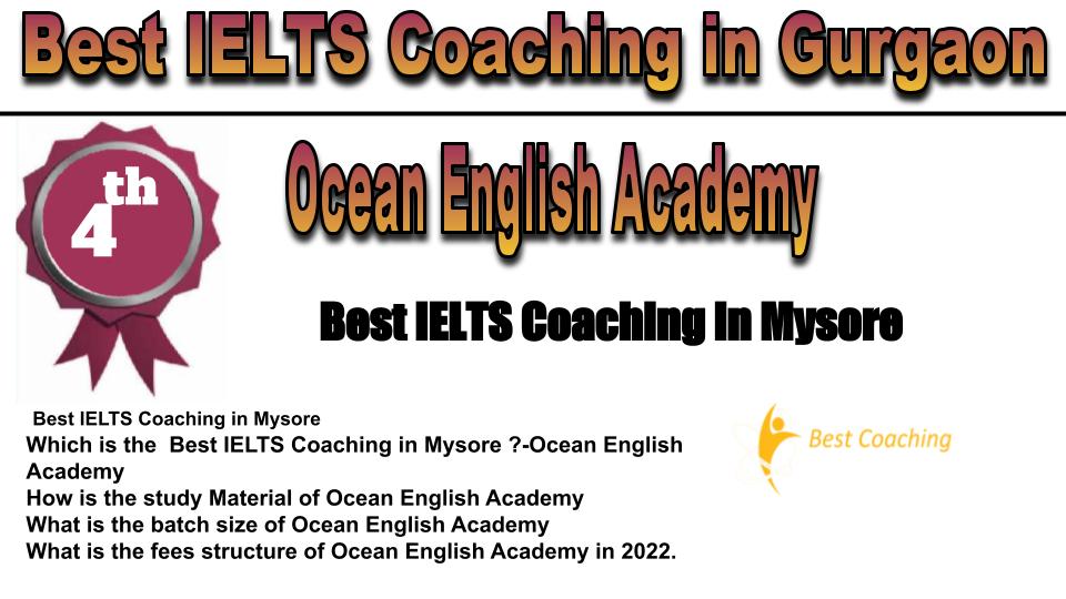 RANK 4 Best IELTS Coaching in Gurgaon