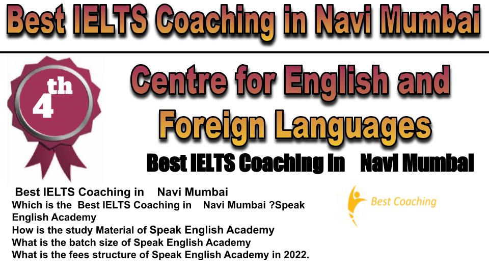 RANK 4 Best IELTS Coaching in Navi Mumbai