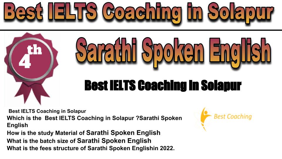 RANK 4 Best IELTS Coaching in Solapur