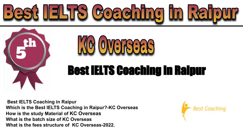 RANK 5 Best IELTS Coaching in Raipur
