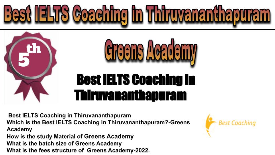 RANK 5 Best IELTS Coaching in Thiruvananthapuram