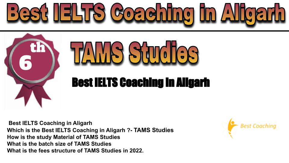 RANK 6 Best IELTS Coaching in Aligarh