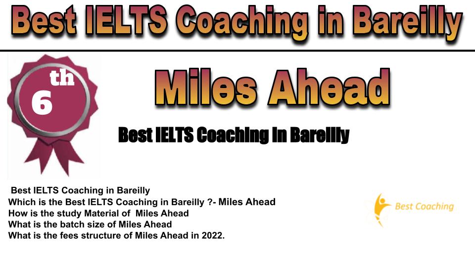 RANK 6 Best IELTS Coaching in Bareilly