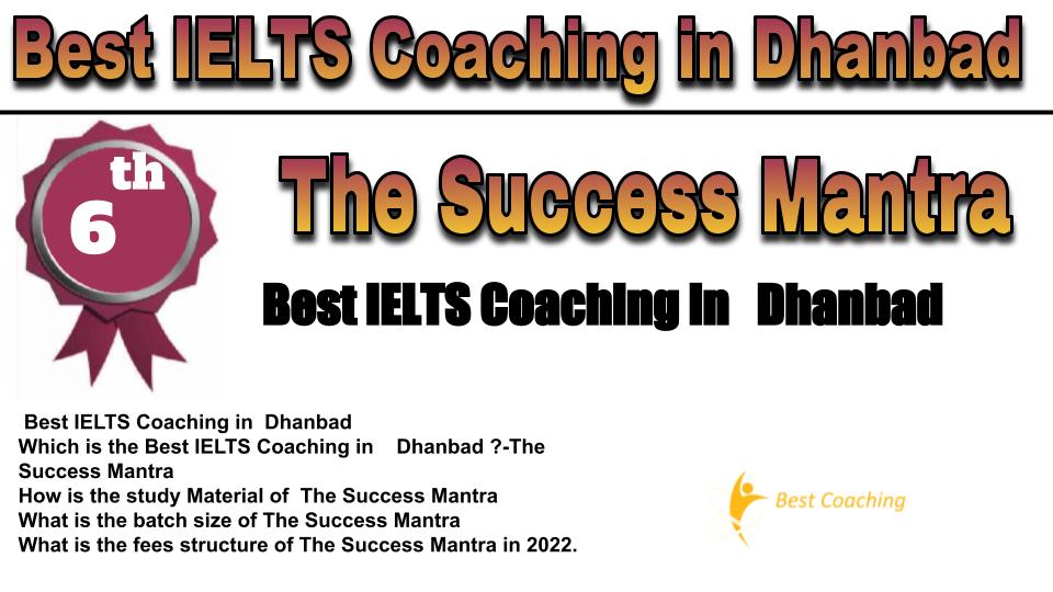 RANK 6 Best IELTS Coaching in Dhanbad