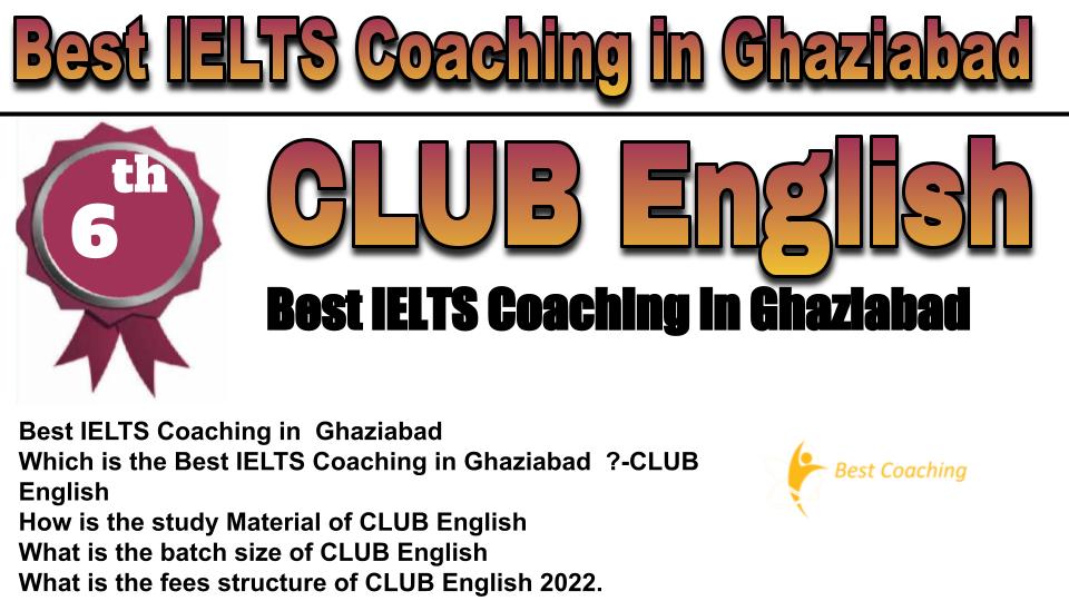RANK 6 Best IELTS Coaching in Ghaziabad