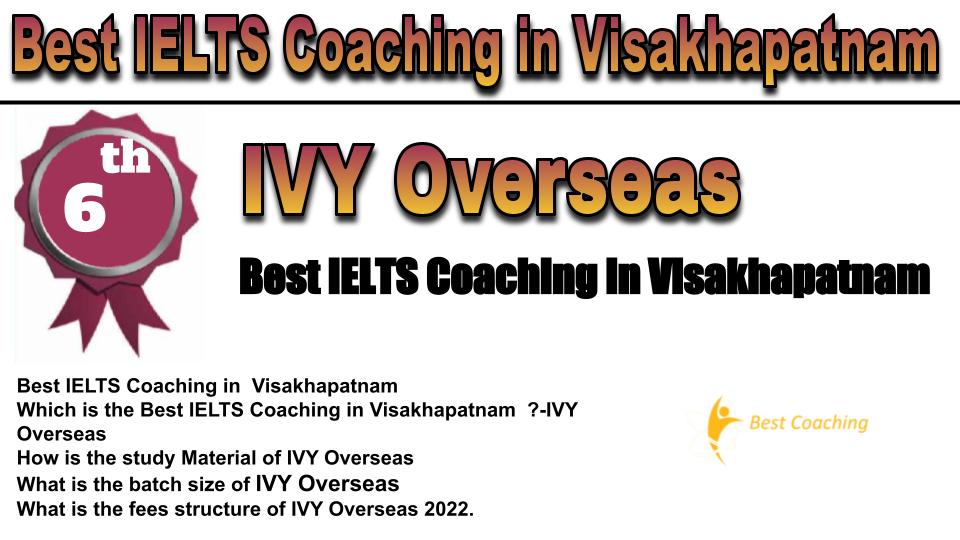 RANK 6 Best IELTS Coaching in visakhapatnam