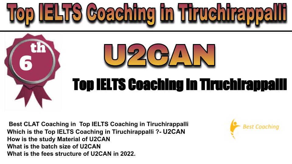 RANK 6 Top IELTS Coaching in Tiruchirappalli