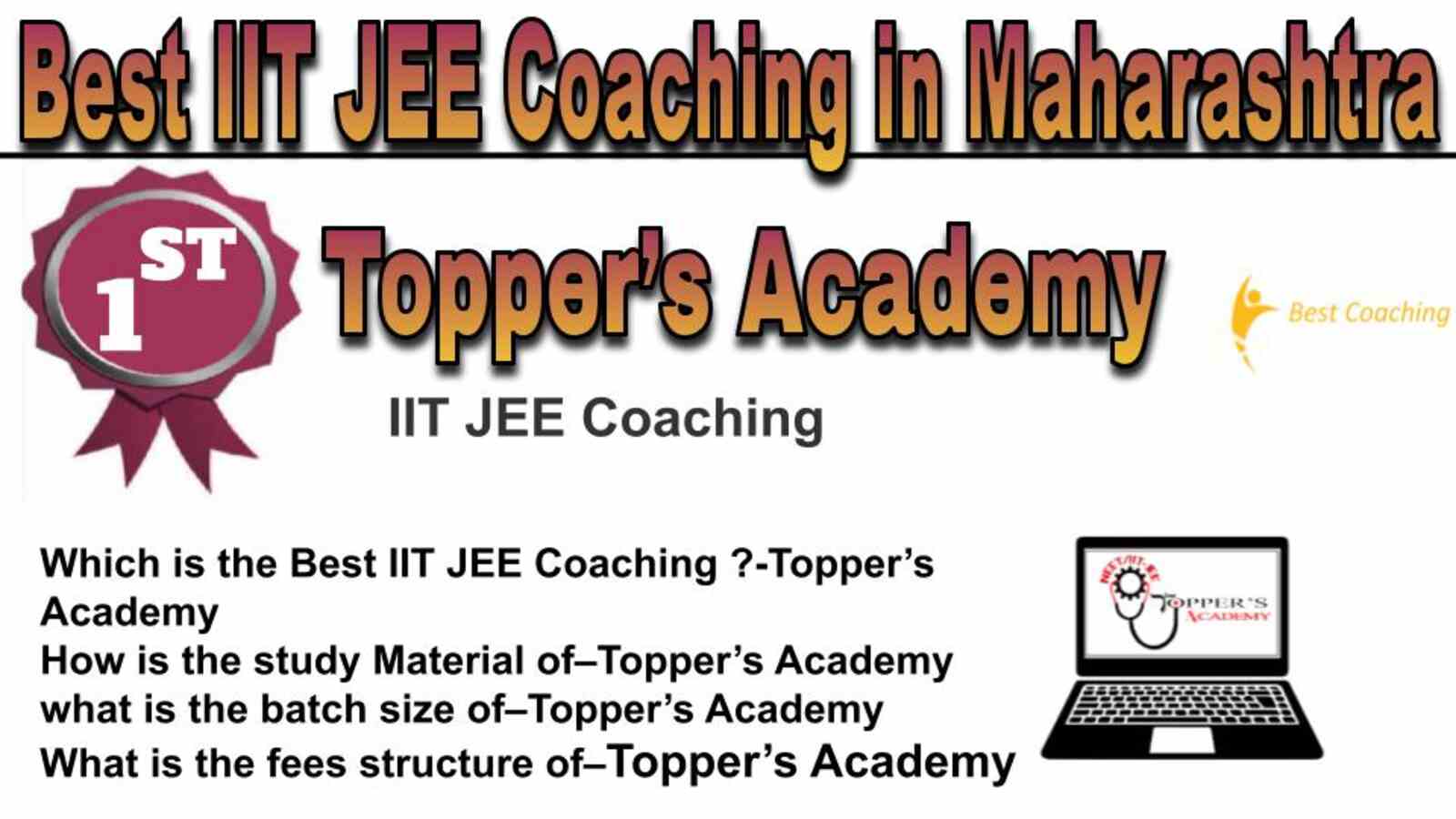 Rank 1 best IIT JEE coaching in Maharashtra