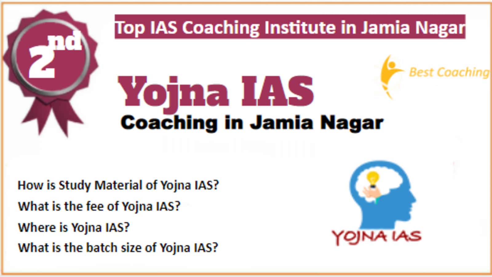 Rank 2 Best IAS Coaching in Jamia Nagar