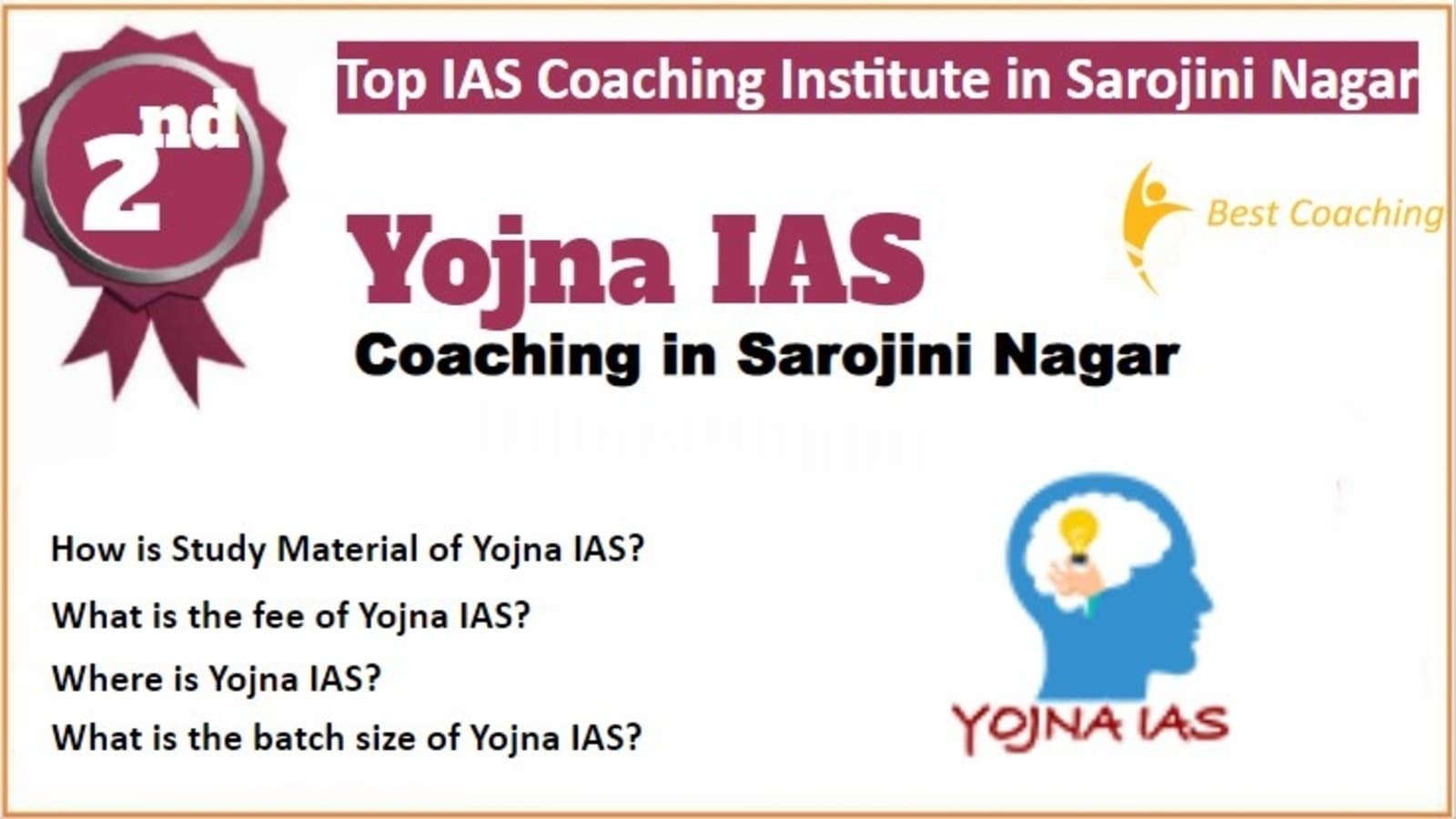 Rank 2 Best IAS Coaching in Sarojini Nagar