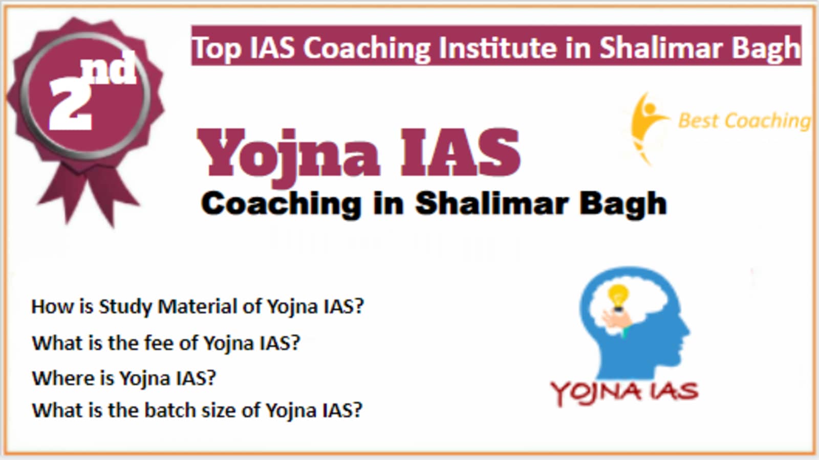 Rank 2 Best IAS Coaching in Shalimar Bagh