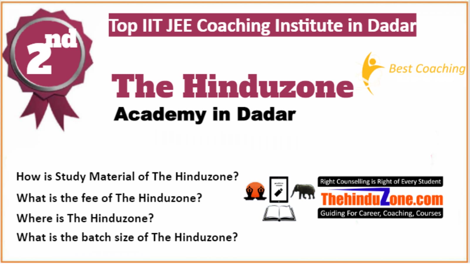 Rank 2 Best IIT JEE Coaching in Dadar