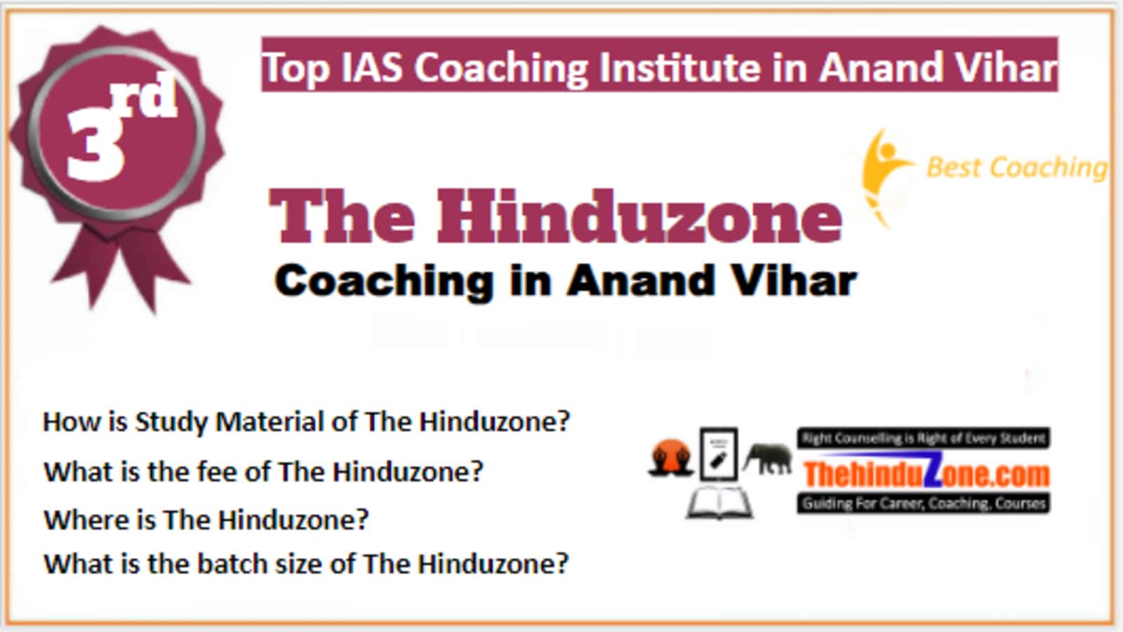 Rank 3 Best IAS Coaching in Anand Vihar