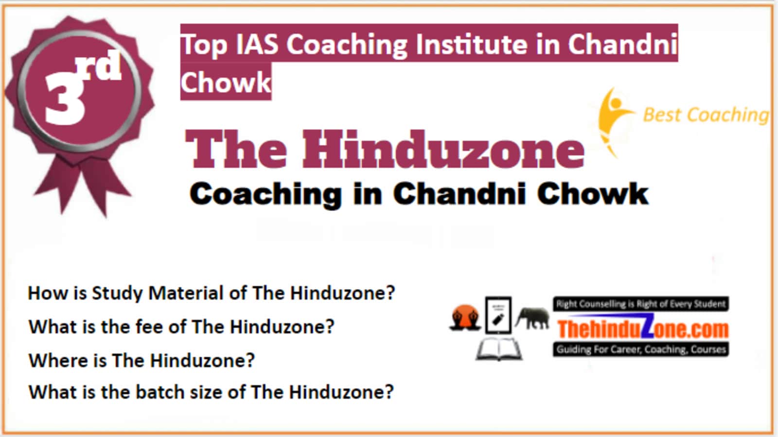 Rank 3 Best IAS Coaching in Chandni Chowk
