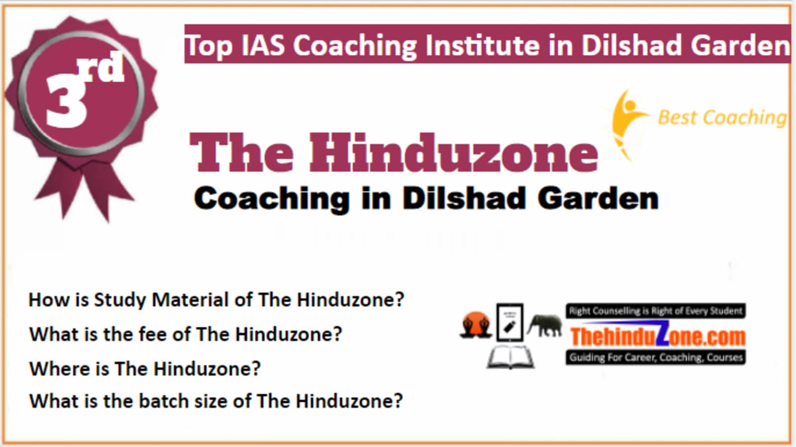 Rank 3 Best IAS Coaching in Dilshad Garden