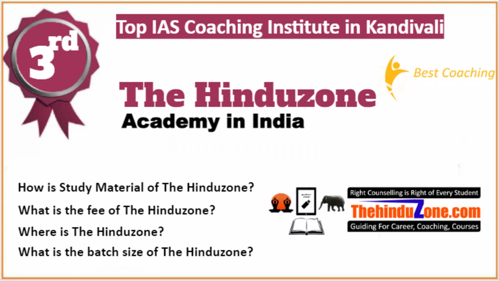 Rank 3 Best IAS Coaching in Kandivali