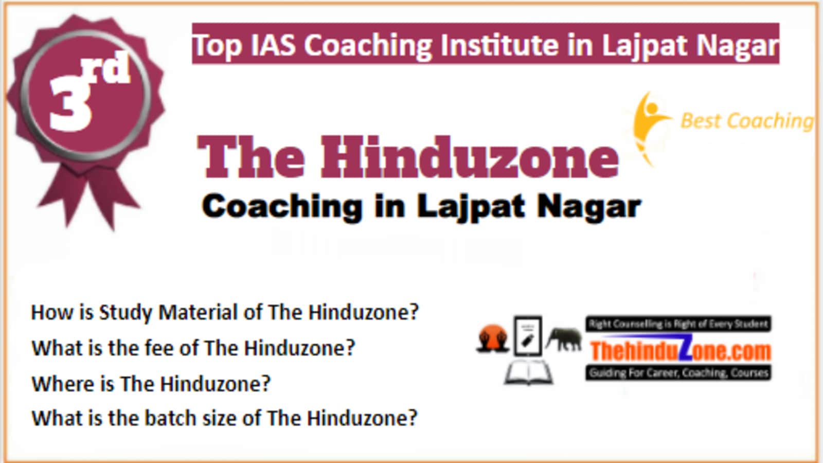 Rank 3 Best IAS Coaching in Lajpat Nagar
