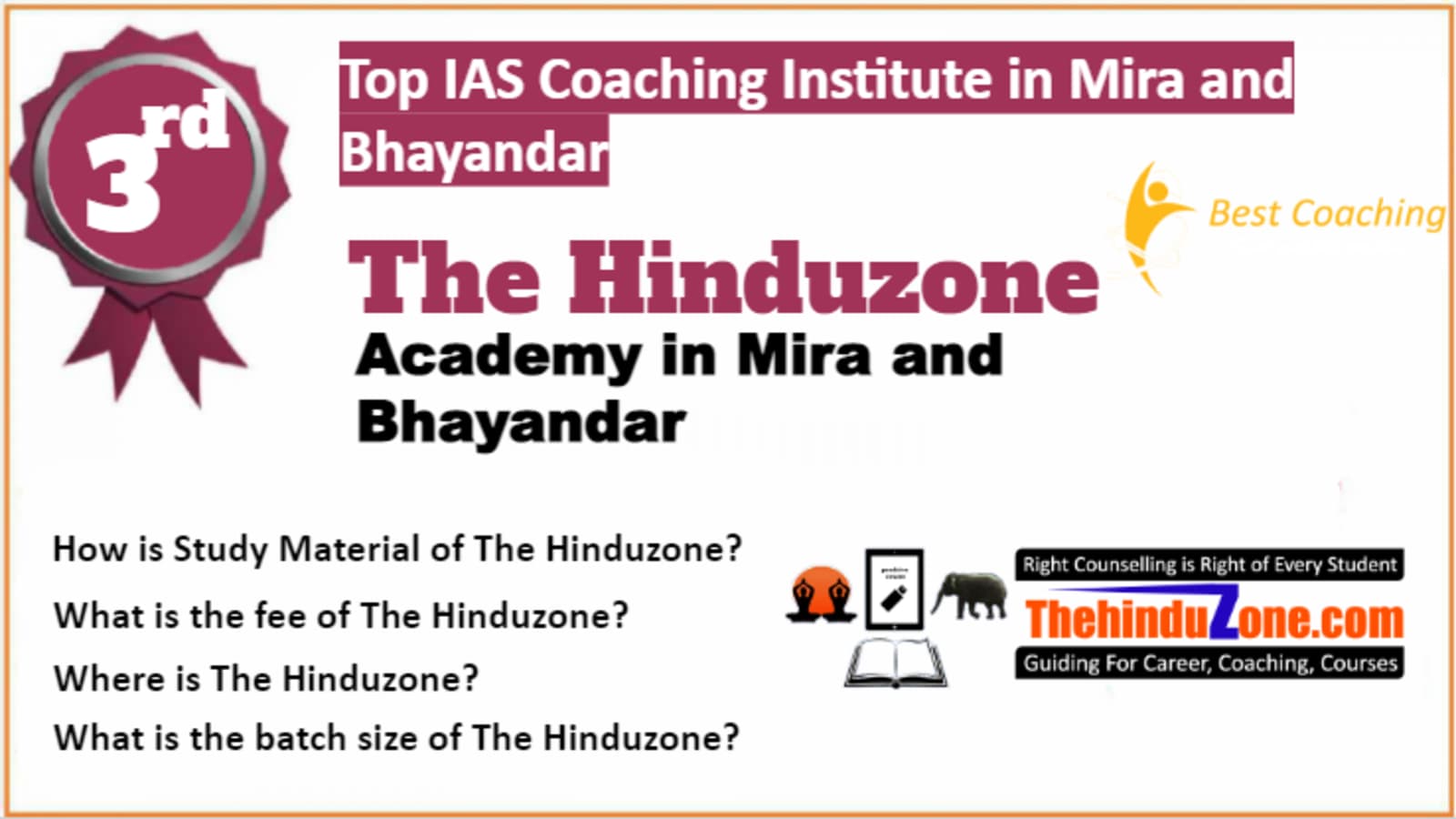 Rank 3 Best IAS Coaching in Mira and Bhayandar