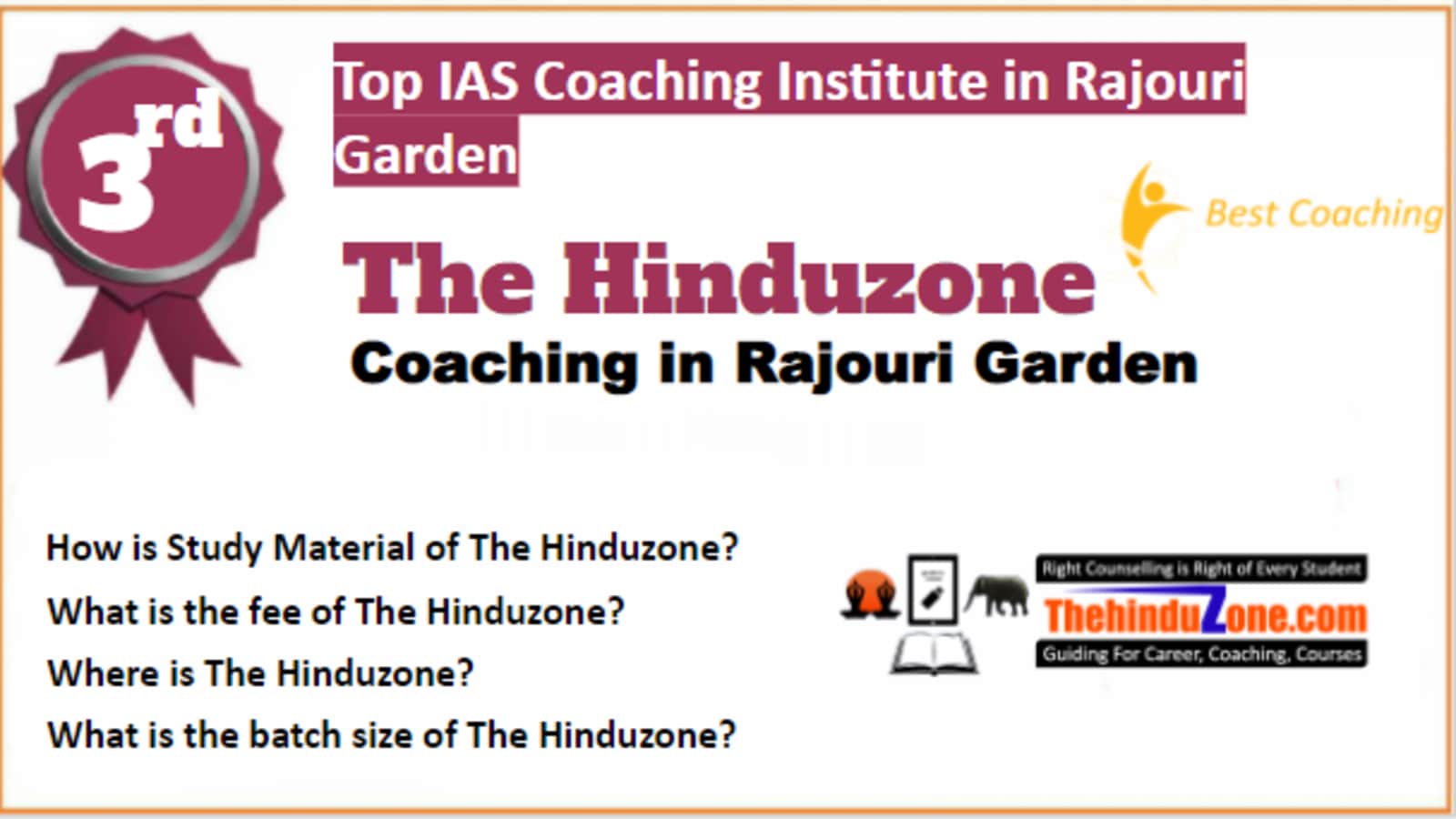 Rank 3 Best IAS Coaching in Rajouri Garden