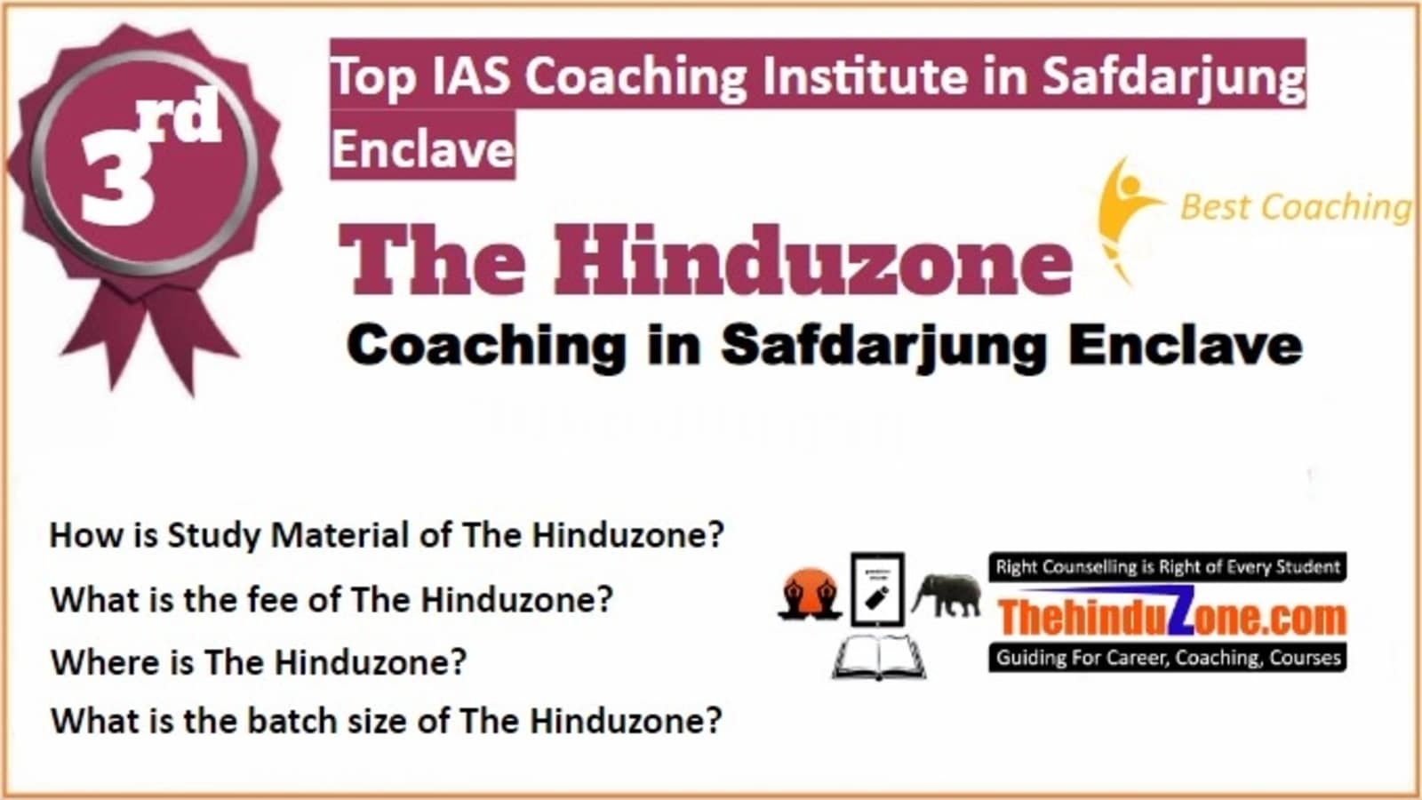 Rank 3 Best IAS Coaching in Safdarjung Enclave