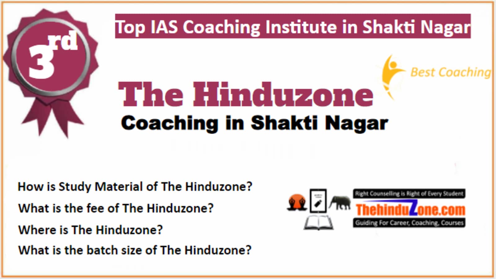 Rank 3 Best IAS Coaching in Shakti Nagar