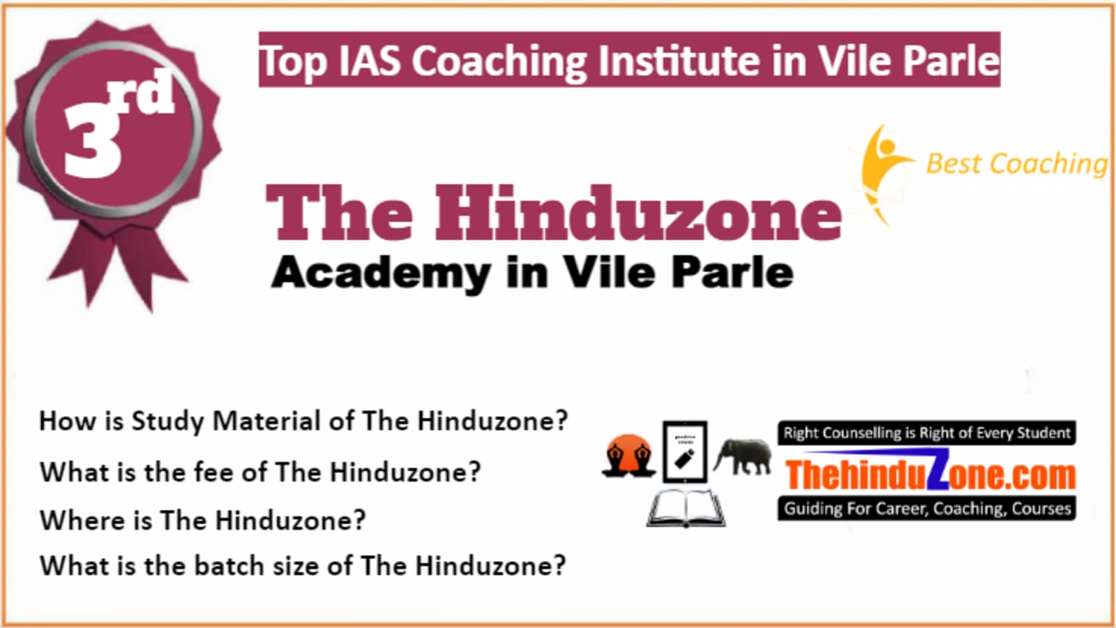 Rank 3 Best IAS Coaching in Vile Parle