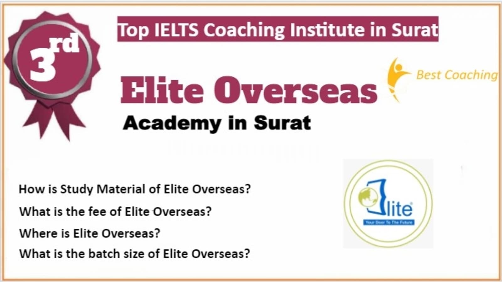 Rank 3 Best IELTS Coaching in Surat