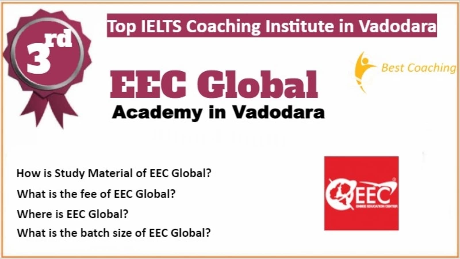 Rank 3 Best IELTS Coaching in Vadodara