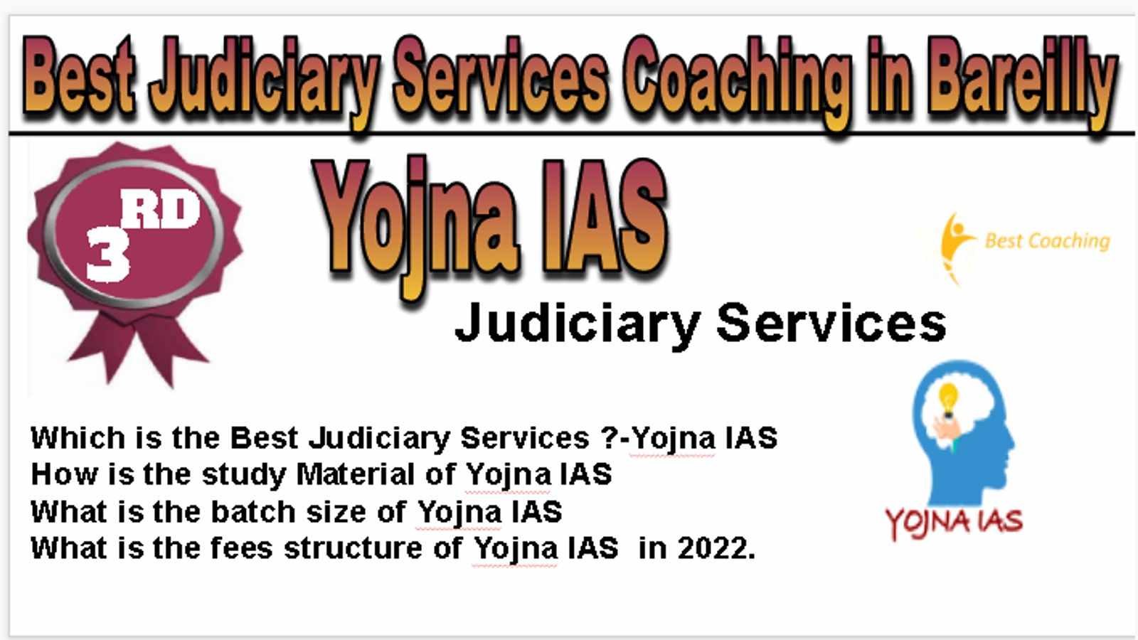Rank 3 Best Judiciary Services Coaching in Bareilly