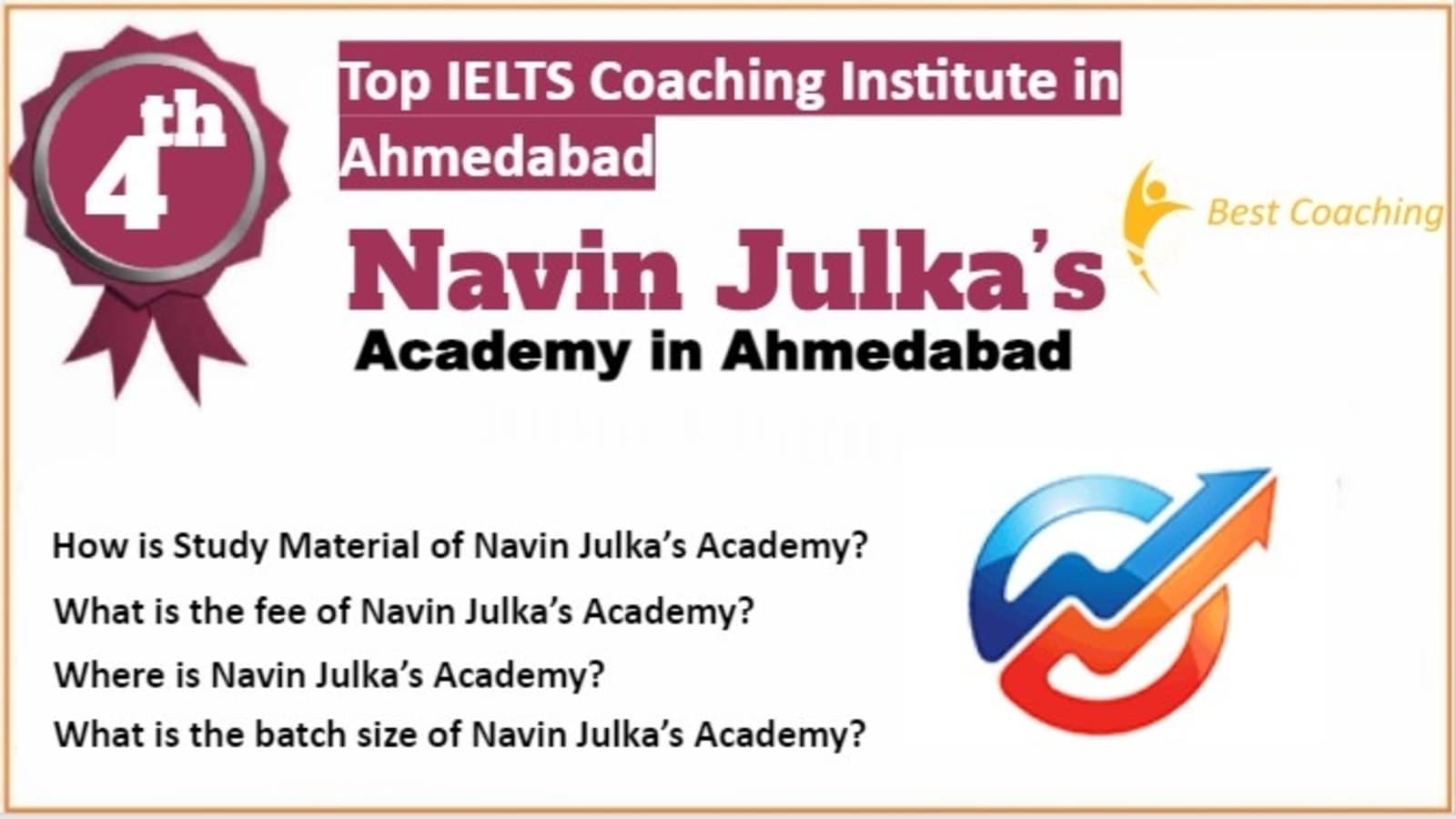 Rank 4 Best IELTS Coaching in Ahmedabad