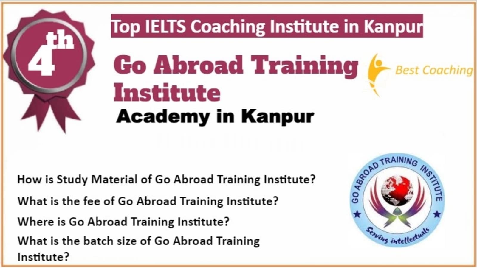 Rank 4 Best IELTS Coaching in Kanpur