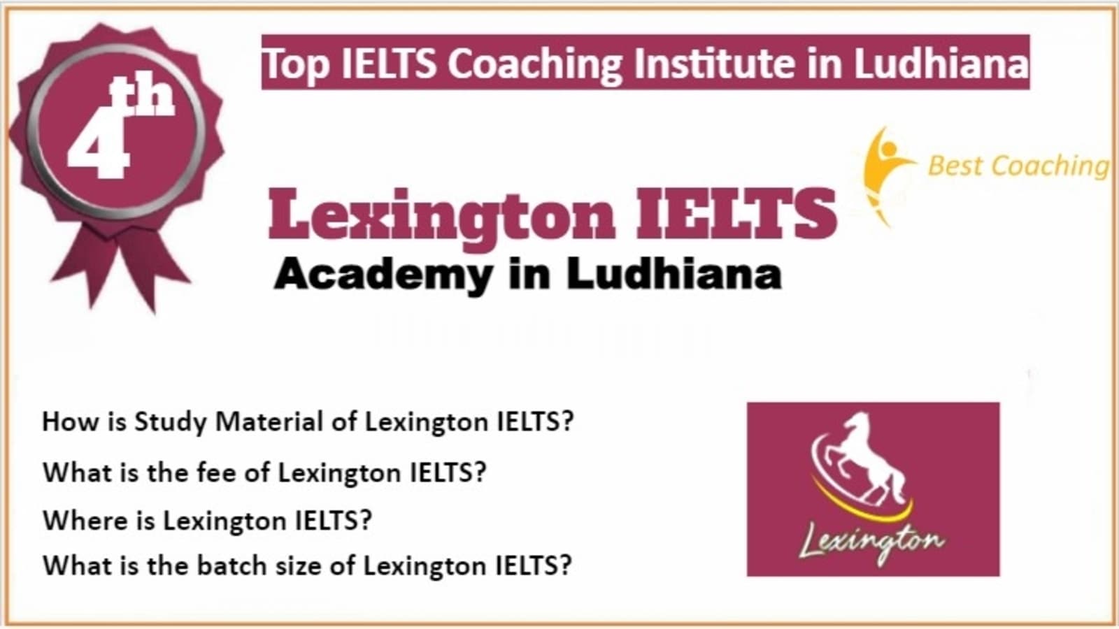 Rank 4 Rank 4 Best IELTS Coaching in LudhianaBest IELTS Coaching in Ludhiana