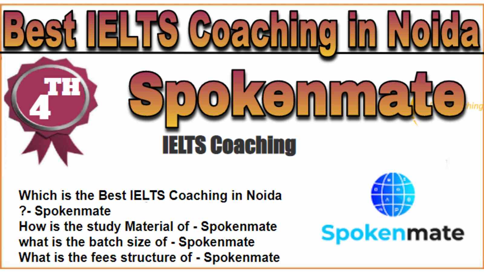 Rank 4 Best IELTS Coaching in Noida