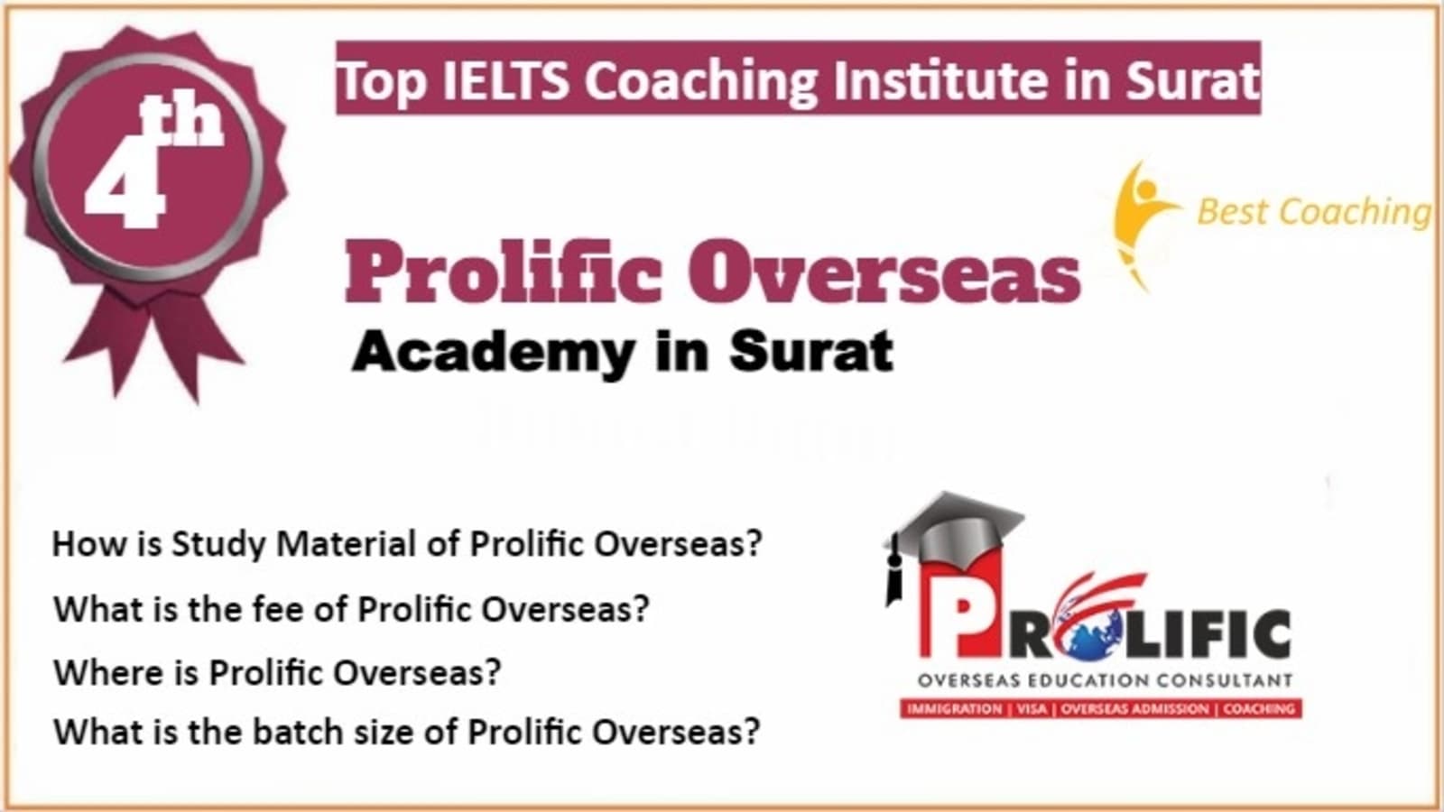 Rank 4 Best IELTS Coaching in Surat