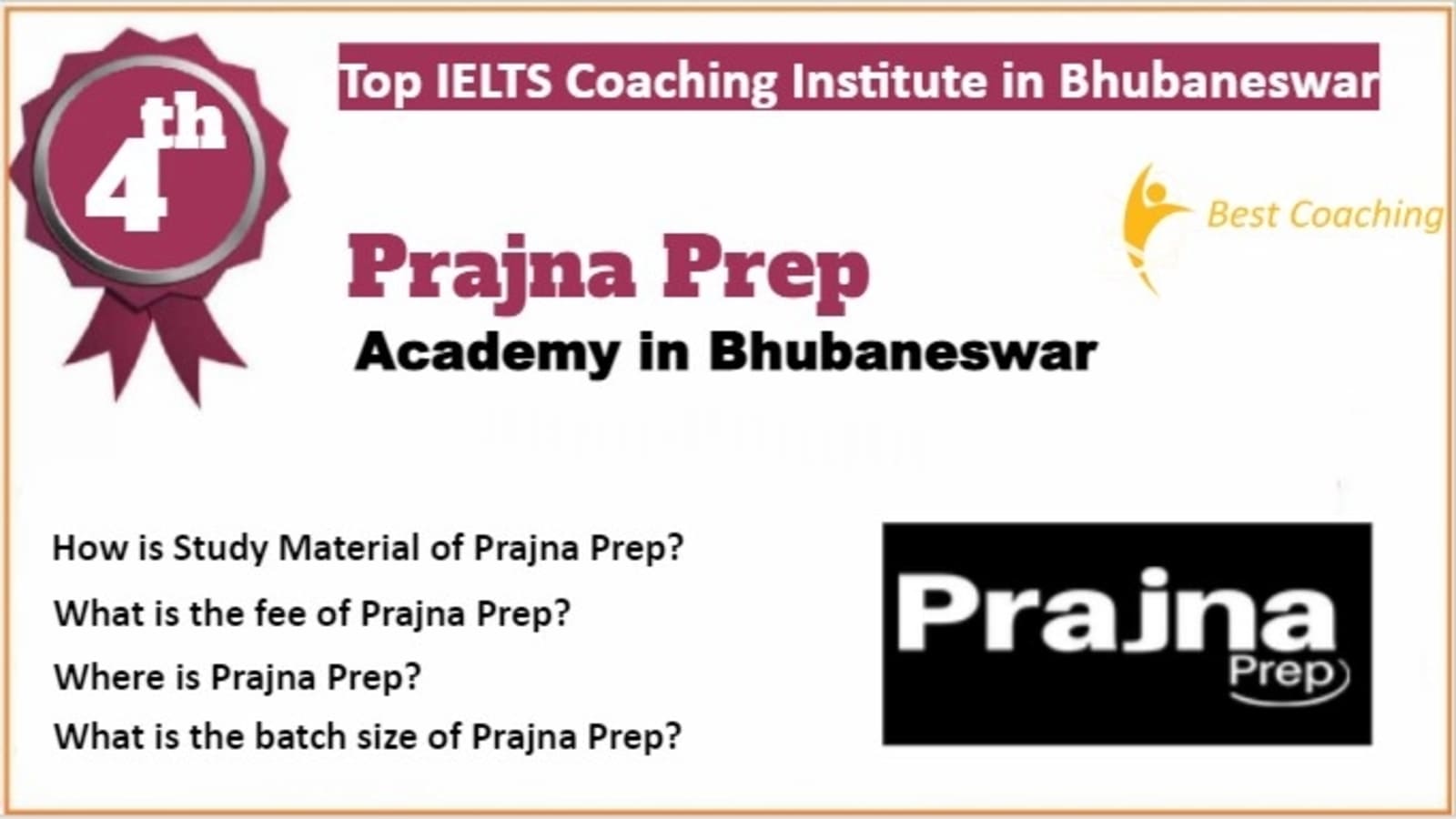 Rank 4 Top IELTS Coaching in Bhubaneswar