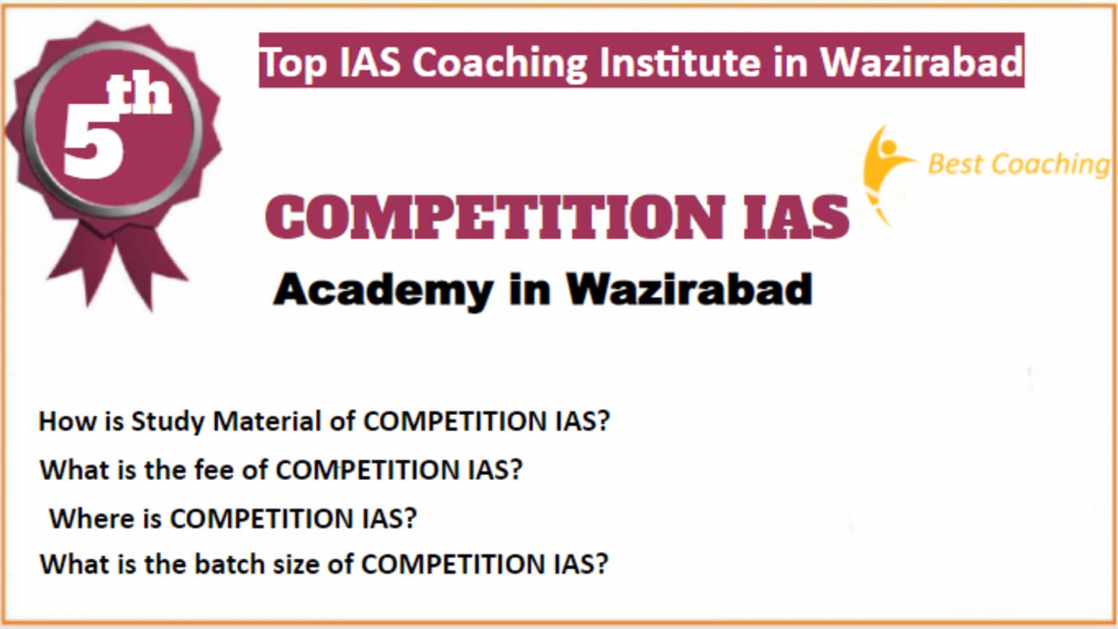 Rank 5 Best IAS Coaching in Wazirabad