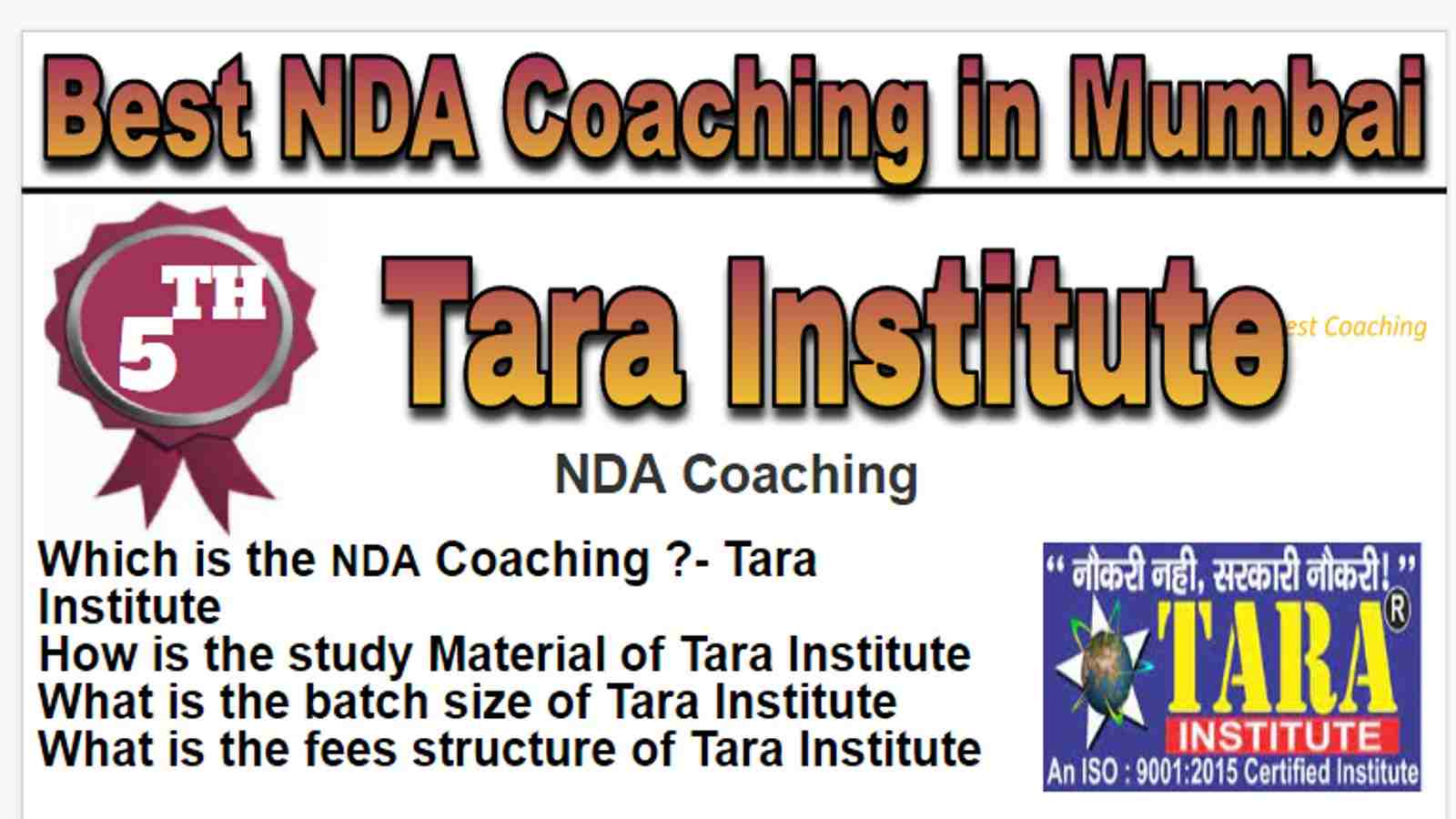 Rank 5 Best NDA Coaching in Mumbai