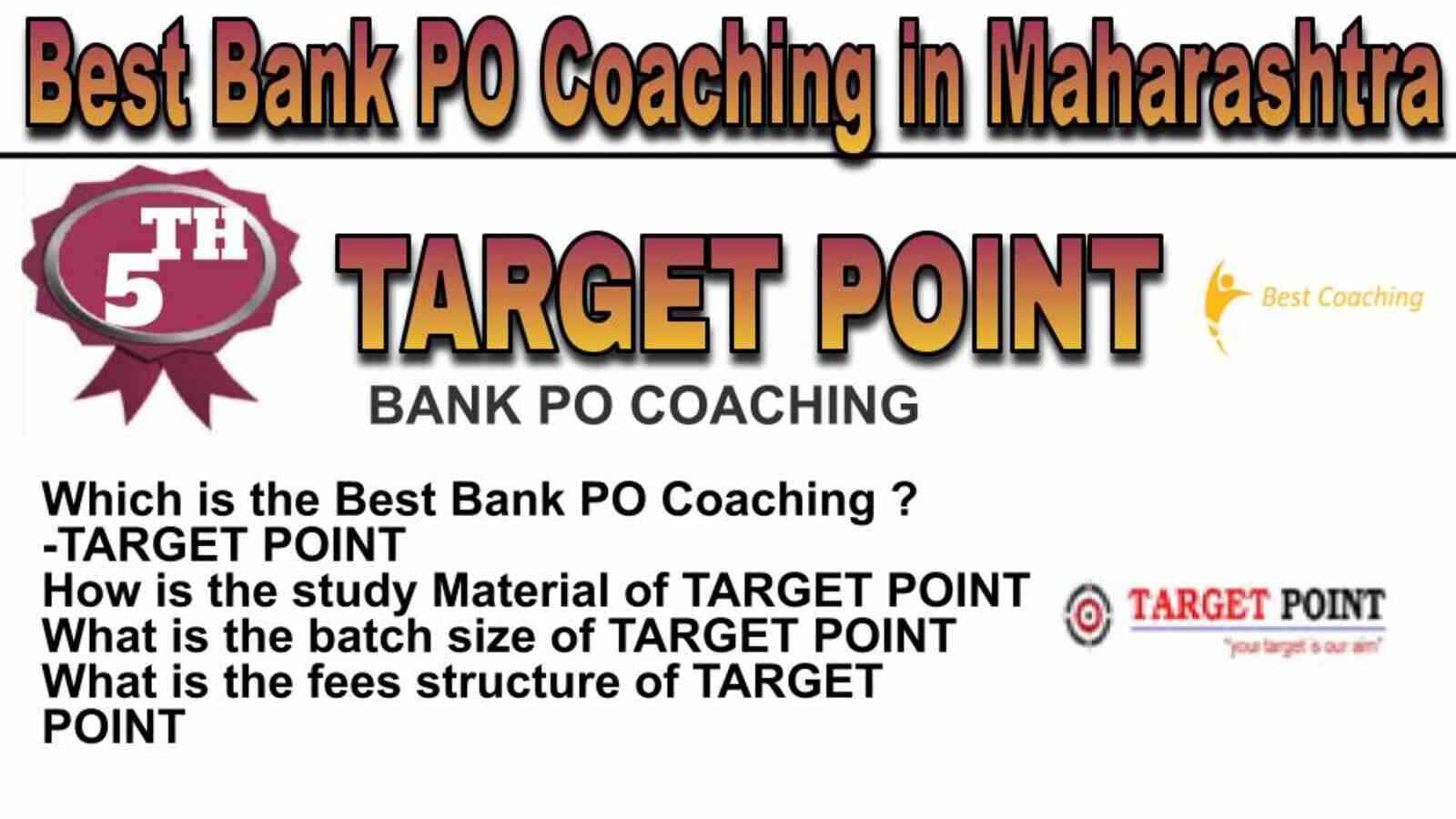 Rank 5 Top Bank PO Coaching in Maharashtra