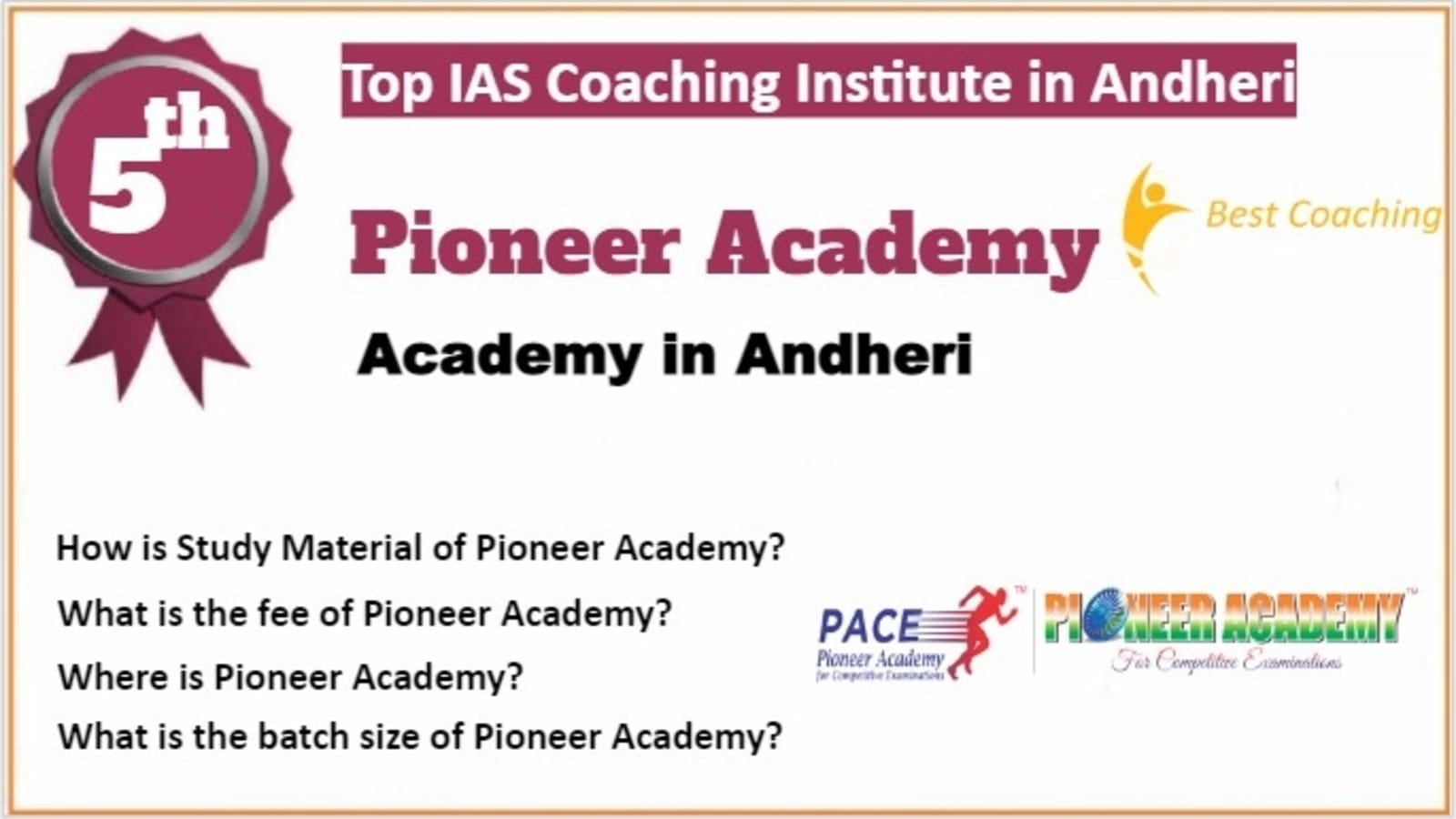 Rank 5 Top IAS Coaching in Andheri