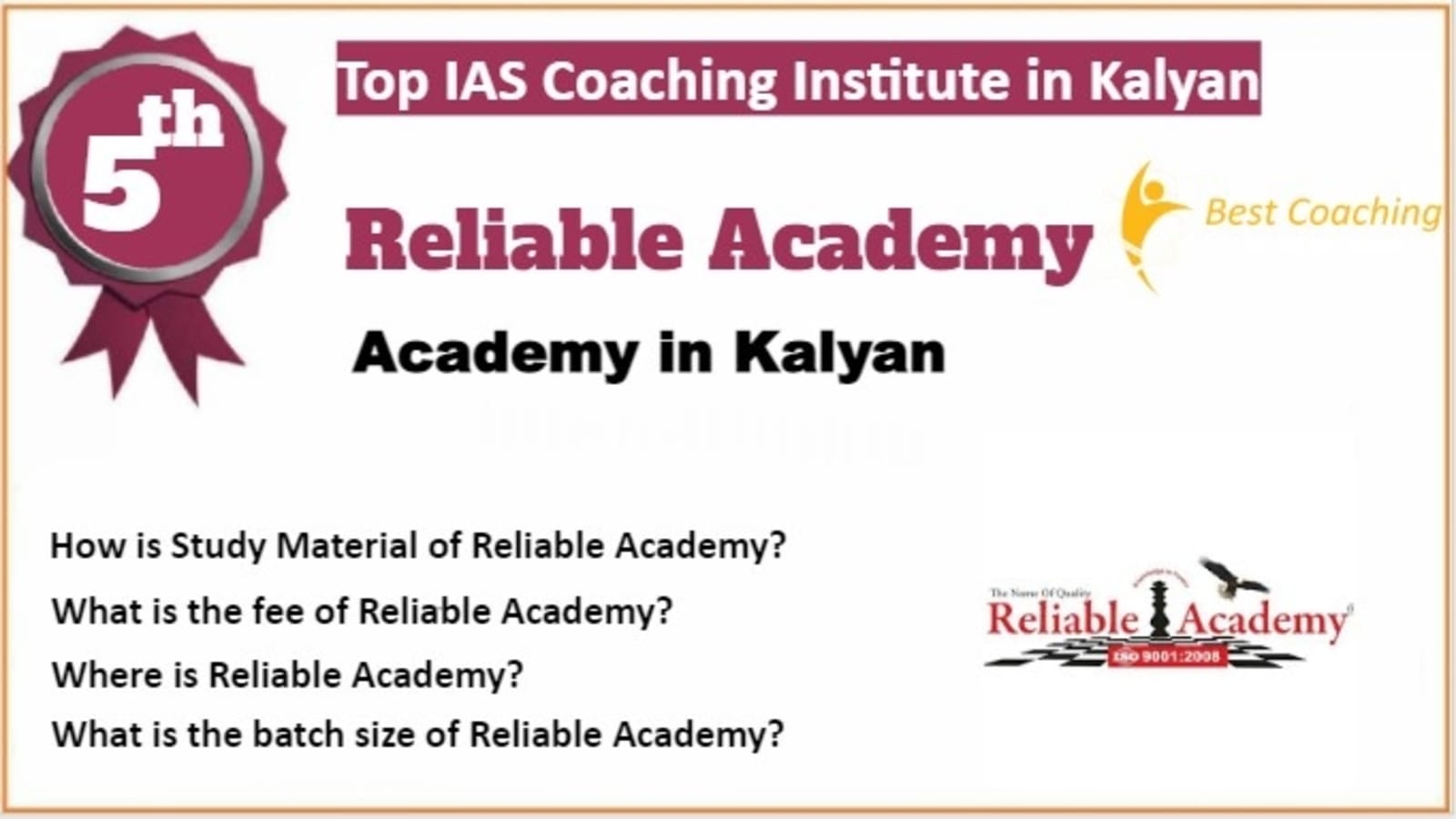 Rank 5 Top IAS Coaching in Kalyan