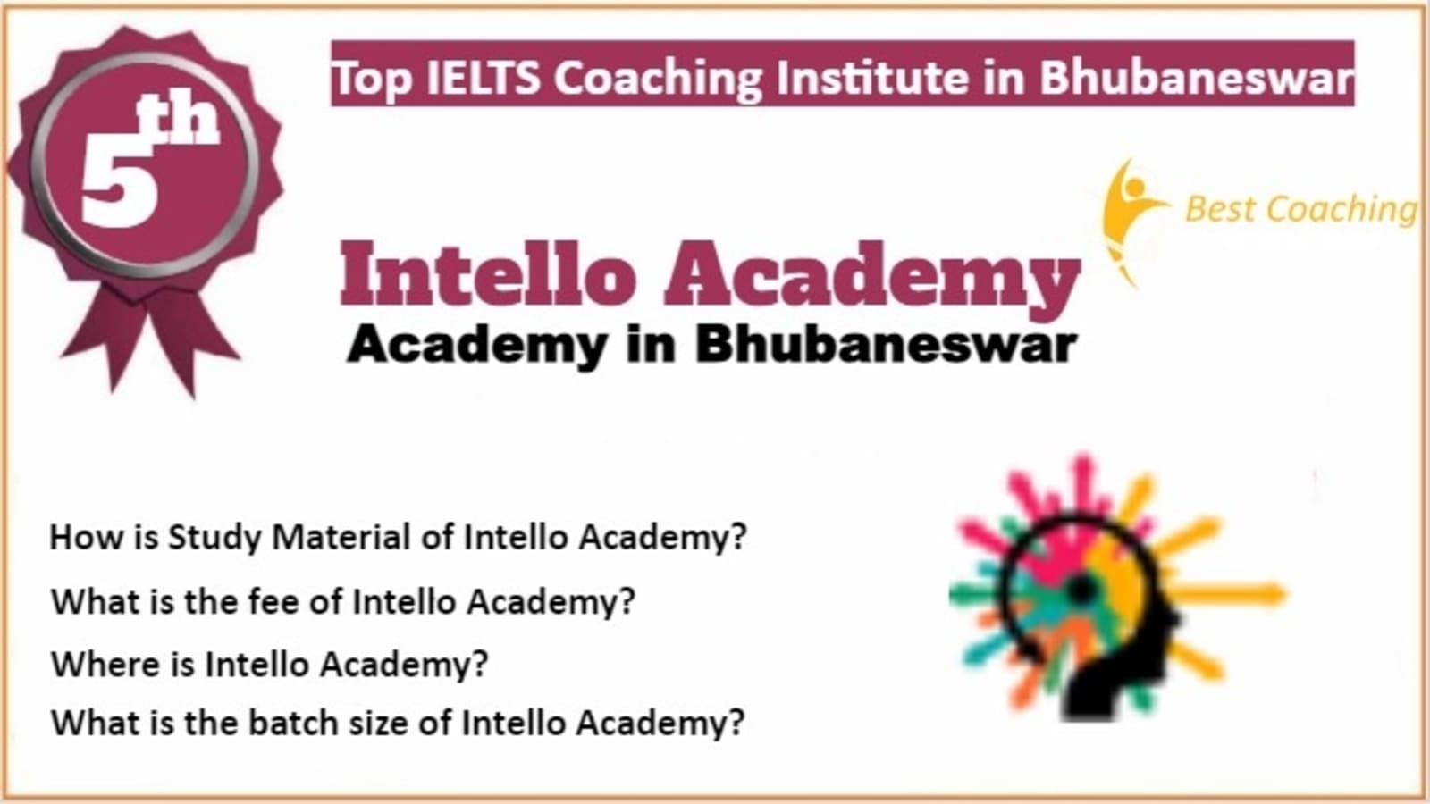 Rank 5 Top IELTS Coaching in Bhubaneswar