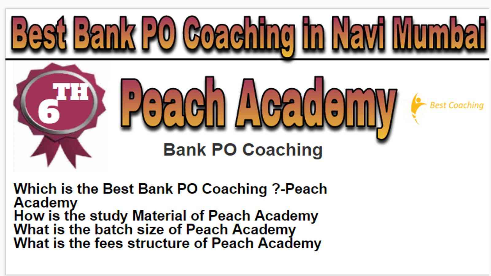 Rank 6 Top Bank PO Coaching in Navi Mumbai