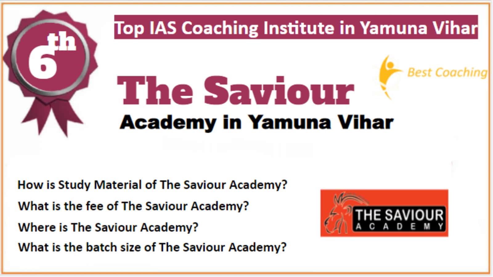 Rank 6 Best IAS Coaching in Yamuna Vihar