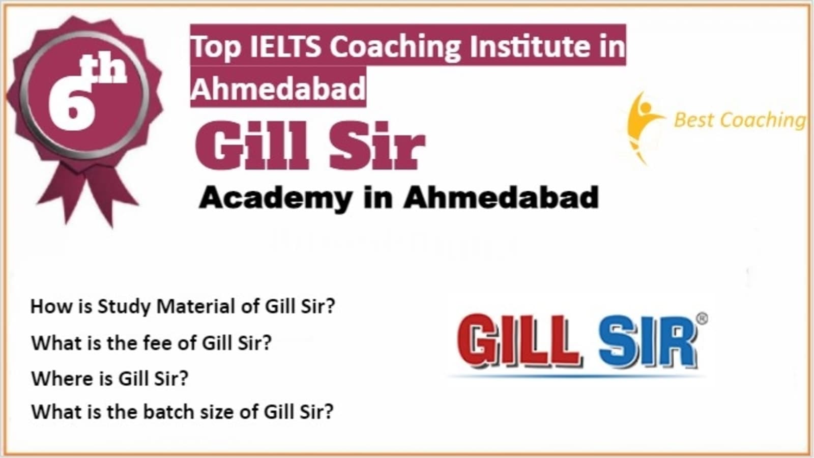 Rank 6 Best IELTS Coaching in Ahmedabad