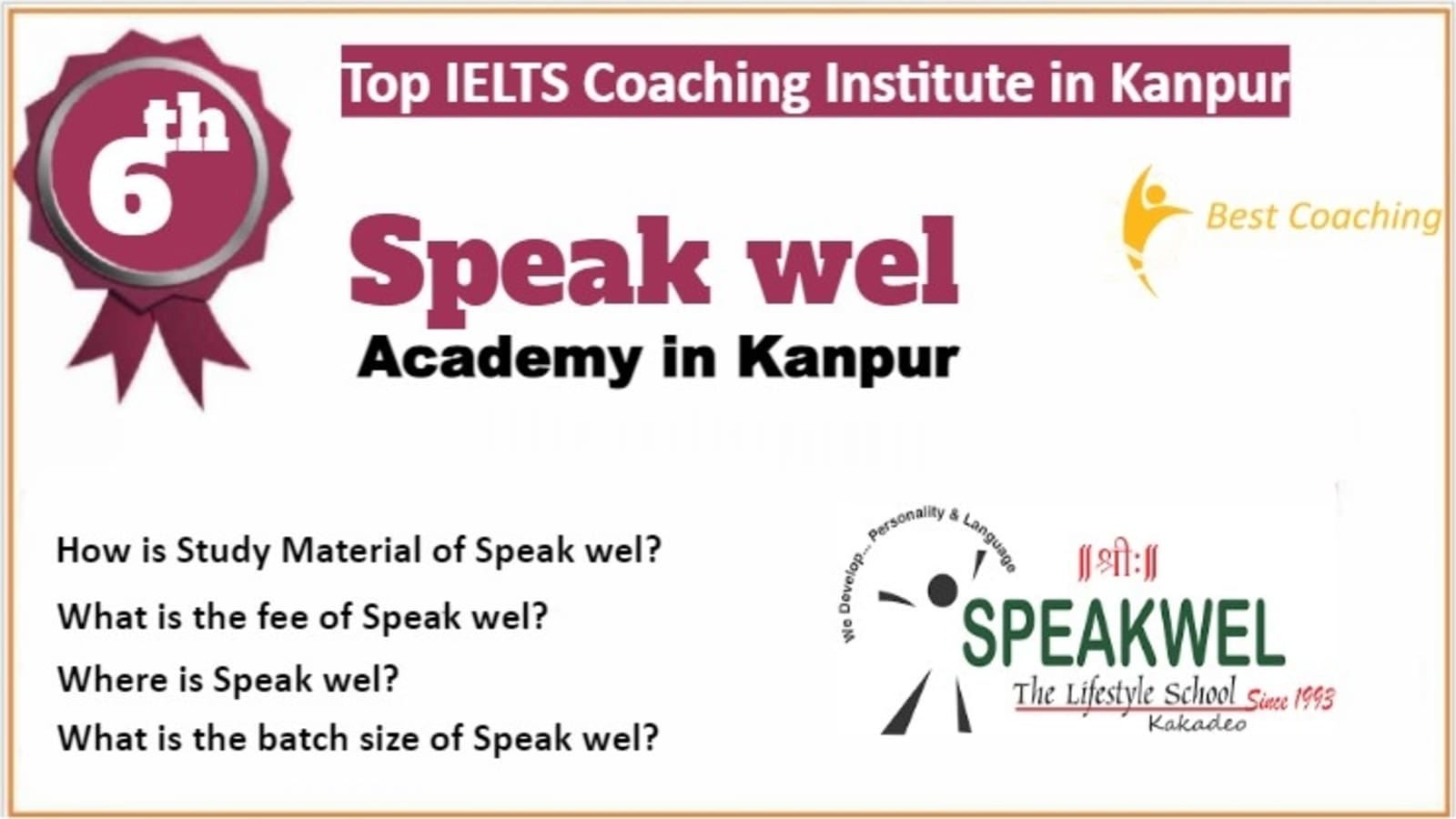 Rank 6 Best IELTS Coaching in Kanpur