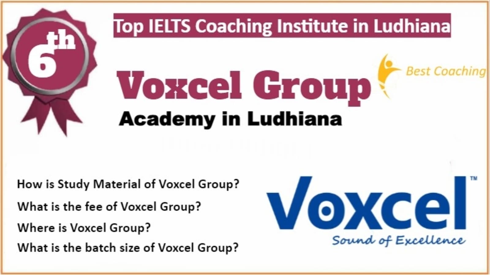 Rank 6 Best IELTS Coaching in Ludhiana